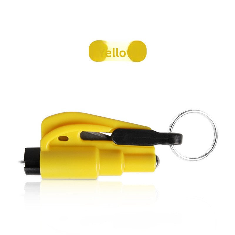 Vehicle-mounted safety hammer, life-saving hammer, keychain, window-breaking hammer